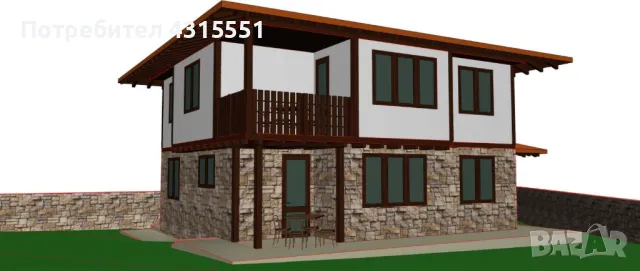 Продавам 600 м2 парцел с Виза,готови проекти за двуетажна възрожденска къща и Виза за строеж