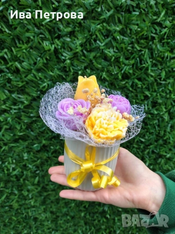 Свещ букетче