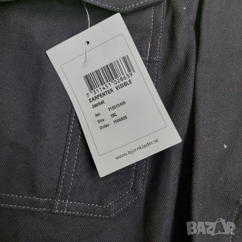 Bjornklader BJÖRNKLÄDER  carpenter visible Пролетно -есенно яке  Размер ХХЛ, снимка 6 - Якета - 49318090