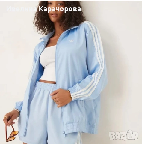 Дамско яке Adidas, снимка 3 - Якета - 53581375