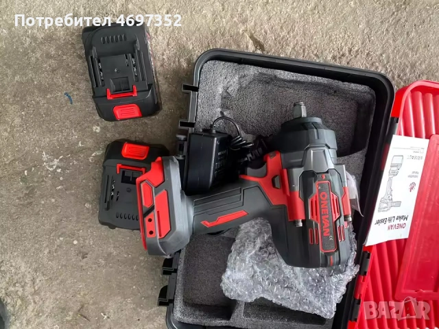 Ударен гайковерт  Onevan 2800 N·m , снимка 6 - Винтоверти - 53195657