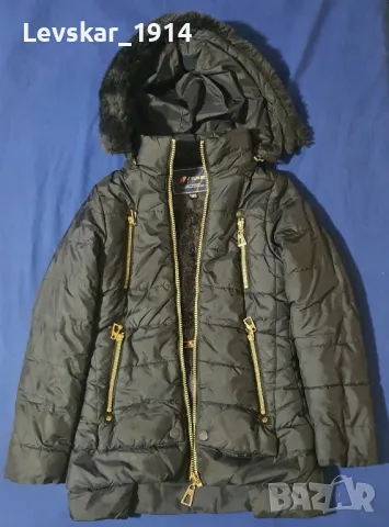 Дебело ватирано зимно якенце за момиче 