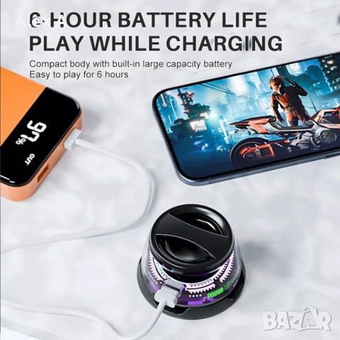 G200 RGB Bluetooth Колонка, снимка 8 - Bluetooth тонколони - 53052439