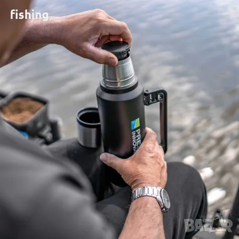 PRESTON 1.4L Stainless Steel Flask - Термос, снимка 7 - Екипировка - 47526385
