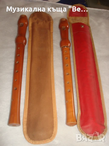 Флейти /дървени/ - 2бр. с калъфи, снимка 2 - Духови инструменти - 50505580