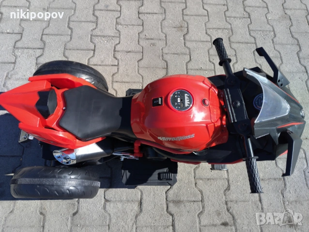 KAWASAKI акумулаторен мотор NINJA червен, снимка 2 - Детски велосипеди, триколки и коли - 53569672