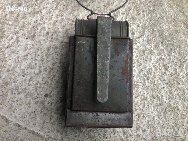 стара военна лампа /фенер/ - WWI-WWII - GERMANY, снимка 4 - Антикварни и старинни предмети - 51059292