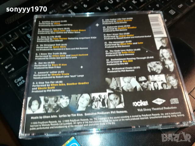 ELTON JOHN AND TIM RICES AIDA CD 2902240821, снимка 13 - CD дискове - 44523800