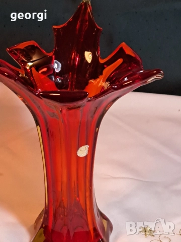 италианска ваза Murano, снимка 3 - Вази - 52294109