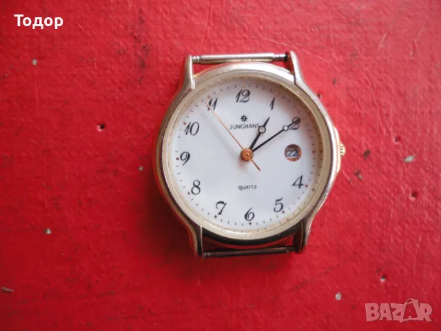 Позлатен часовник Junghans 6, снимка 2 - Мъжки - 48422722