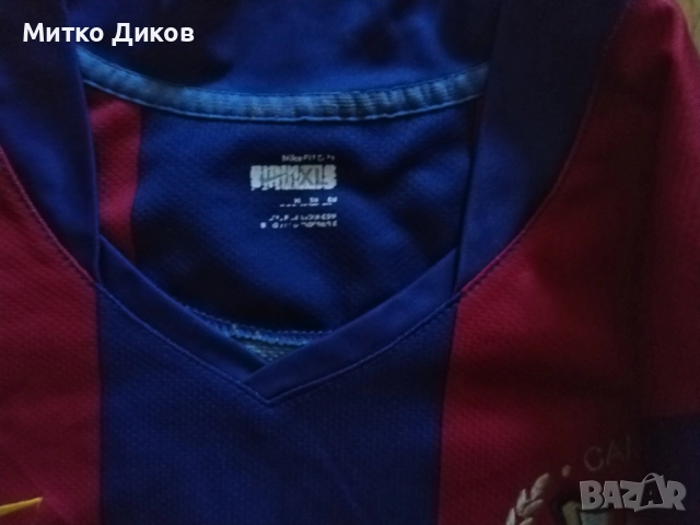 Барселона футболна тениска Найк №19 Меси ?007 г размер ХЛ, снимка 6 - Футбол - 51771087