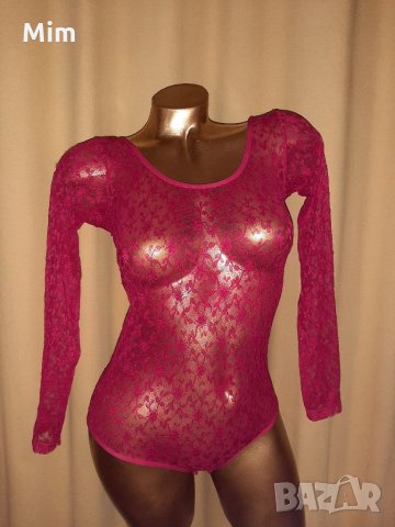 М Червено дантелено боди , снимка 4 - Корсети, бюстиета, топове - 33792809