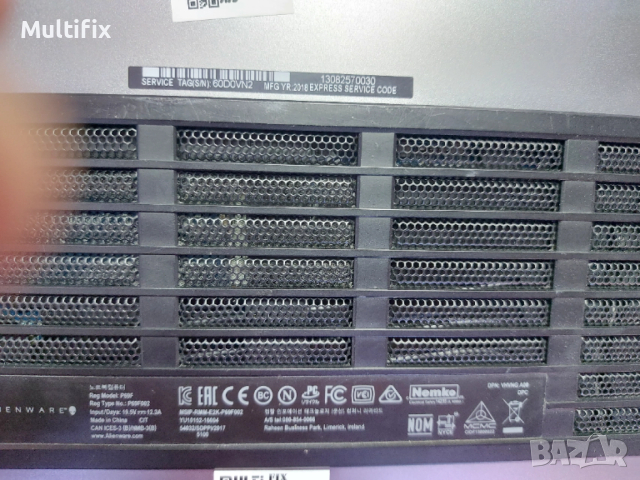 Продавам Alienware 15 R4 i7-8750H на части., снимка 3 - Части за лаптопи - 53165851