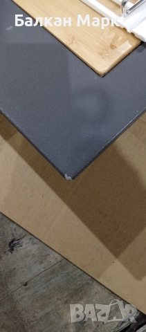 Кухненска мивка CAREA KATLA – 118×50 см – 2 корита + бамбукова дъска + сгъваема решетка, снимка 8 - Мивки - 52453368