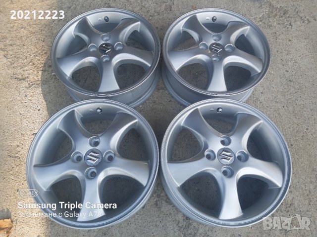 4 броя алуминиеви джанти за Suzuki Splash,Suzuki Ignis 15, снимка 5 - Гуми и джанти - 34028014