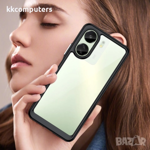 Xiaomi Redmi 13C / Poco C65 4G Силиконов Калъф Transparent TPU и Протектор, снимка 11 - Калъфи, кейсове - 52605795