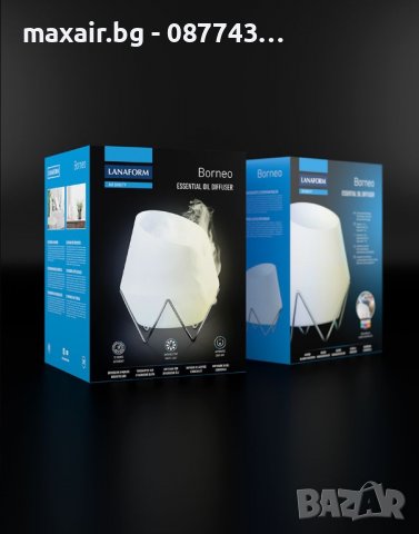 Арома дифузер с етерични масла Lanaform BORNEO * Гаранция 2 години, снимка 6 - Овлажнители и пречистватели за въздух - 38729010