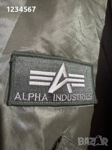 Яке бомбър Alpha Industries CWU 45., снимка 2 - Якета - 53185421