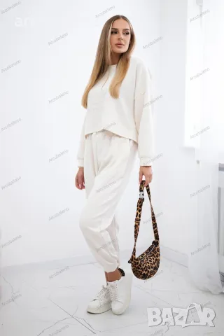 Дамски вискозен комплект суичър + панталон Amour, 9цвята , снимка 11 - Комплекти - 47561135