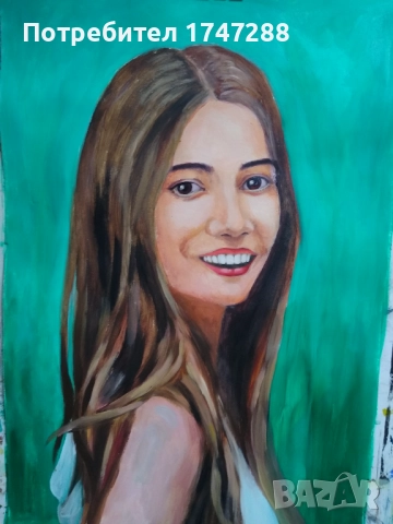 Портрет с маслени бои 