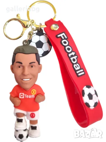 Футболна фигурка ключодържател на Cristiano Ronaldo - CR7 / Manchester United F.C.