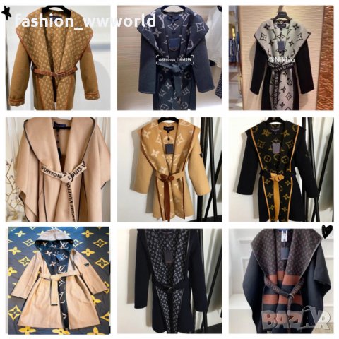 различни модели дамски палта Louis Vuitton S-L реплика, снимка 1