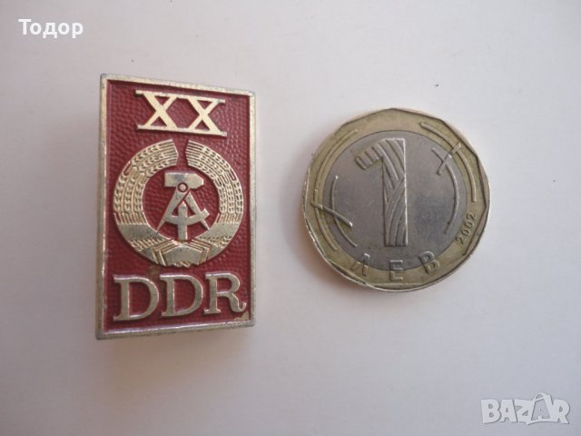 Немски знак значка DDR, снимка 1 - Колекции - 42203397