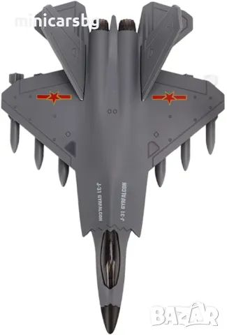 Метален боен самолет J31, снимка 3 - Колекции - 49784074