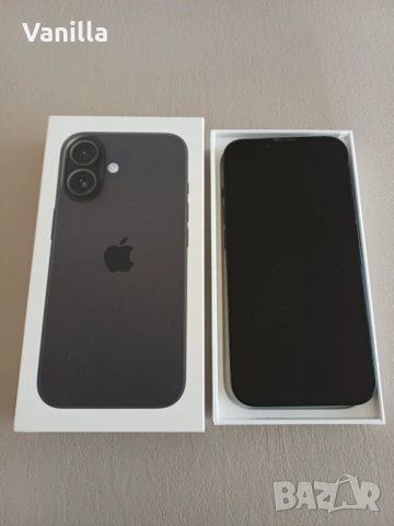 iPhone 16 | 128GB | Black | Пълен комплект | Отлично техническо състояние