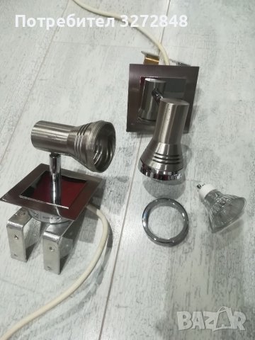 Регулируем спот с ключ - хром /истински , снимка 9 - Лампи за стена - 39404206