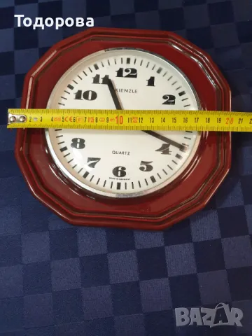 Порцеланов кухненски часовник Kienzle с изпъкнало,защитно стъкло, снимка 5 - Антикварни и старинни предмети - 49150933