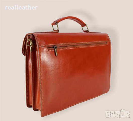Унисекс бизнес чанта от естествена кожа, снимка 5 - Чанти - 32954965