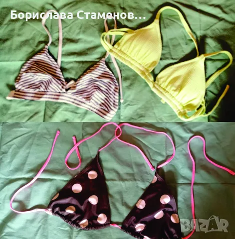 3 броя горнища на бански с връзка, снимка 1