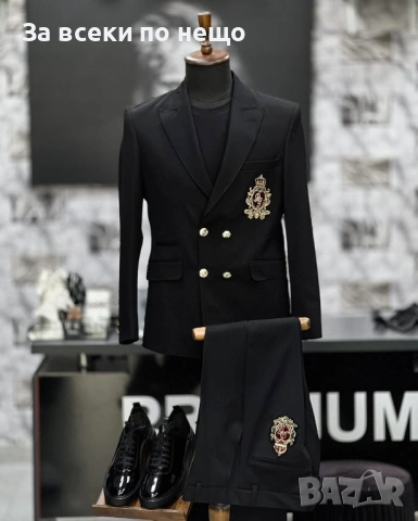 Мъжки Черен Костюм🔝Абитуриентски Костюм🔝Сватбен Костюм🔝Официален Костюм Код Premium F.18