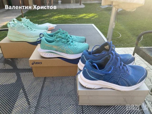 маратонки Asics номера 37,5 и 38см ,стелки 23,5см и 24см,като нови, снимка 7 - Спортна екипировка - 55786239