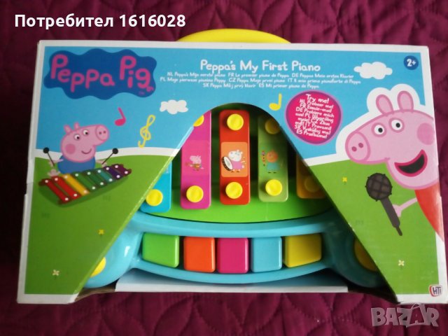 Peppa Pig Peppas Piano Piayset 2 в 1 - Детско пиано-ксилофон., снимка 4 - Музикални играчки - 39071496