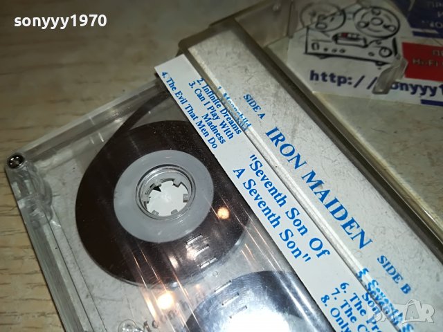 IRON MAIDEN-КАСЕТА 2701231908, снимка 8 - Аудио касети - 39458521