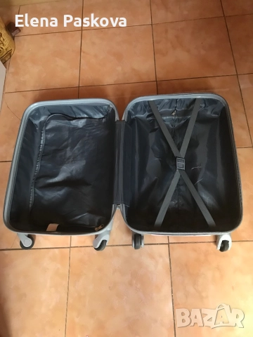 куфар карета с шифър 4 колелца и телескопна дръжка, снимка 7 - Куфари - 51949932