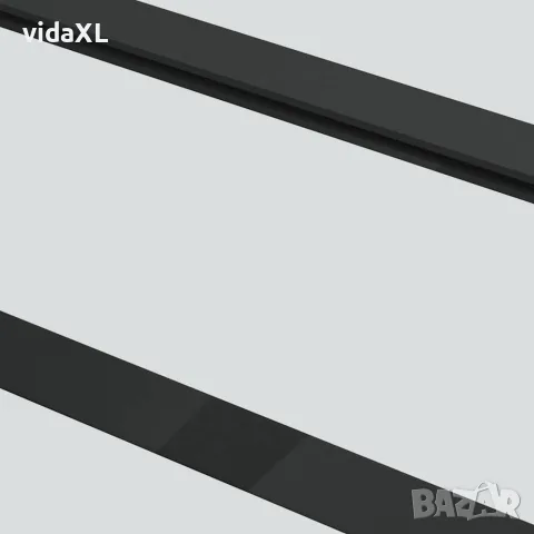 vidaXL Плъзгаща се врата с механизъм ESG стъкло и алуминий 102x205 см, снимка 9 - Интериорни врати - 56146563