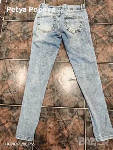 Дънки с надписи и камъни DShe, снимка 6 - Дънки - 50245190