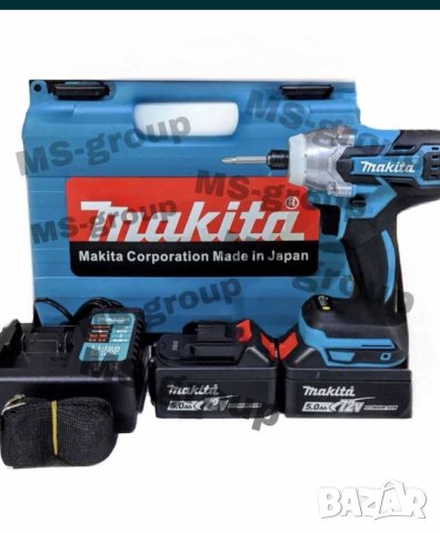 БЕЗЧЕТКОВ Акумулаторен Винтоверт Makita impact 72v с 2 батерии 5.0Аh, снимка 1 - Куфари с инструменти - 41964209