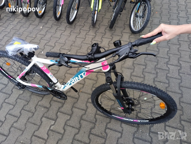 SPRINT Велосипед 27.5" MAVERICK LADY бял, снимка 6 - Велосипеди - 53563470