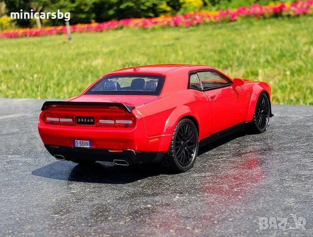 Метални колички: Dodge Challenger Hellcat (Додж Чалънджър), снимка 3 - Колекции - 32248991