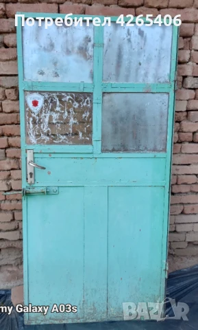 Входна врата за къща метална със стъкло, снимка 2 - Входни врати - 49444277