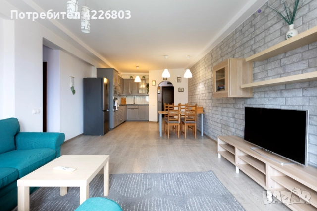 4-стаен обзаведен апартамент в жилищна сграда "Мон Блан", снимка 3 - Апартаменти - 52627182