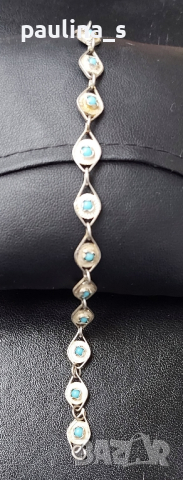 Три различни / Винтидж сребърна гривна , снимка 4 - Гривни - 44757666