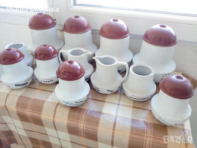 Стара порцеланова посуда 60лв общо, снимка 1