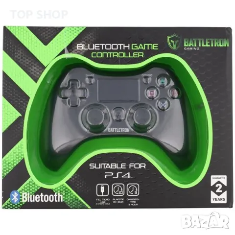 Джойстик/ Контролер/ Геймпад безжичен за Playstation 4 от Battletron, снимка 2 - PlayStation конзоли - 48507928