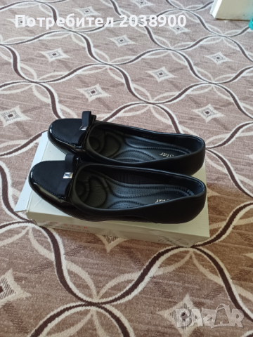 Черни обувки , снимка 1 - Дамски ежедневни обувки - 44695128