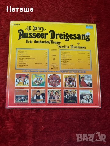 Грамофонна плоча - LP–10 Jahre Ausseer Dreigesang –Ausseer Dreigesang, Trio Neubacher/Neuper /NM, снимка 2 - Грамофонни плочи - 41958611